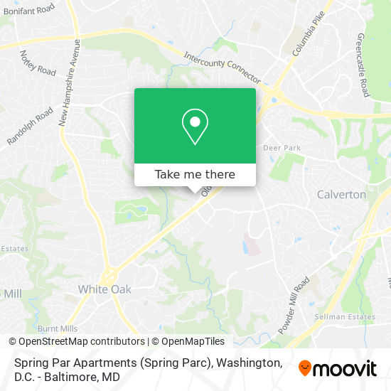 Mapa de Spring Par Apartments (Spring Parc)