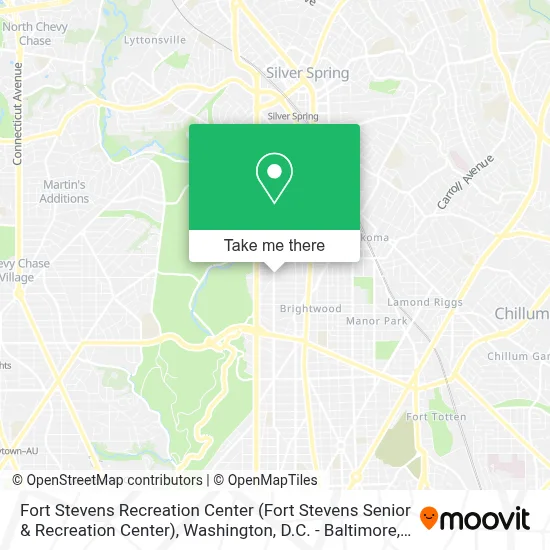 Fort Stevens Recreation Center map