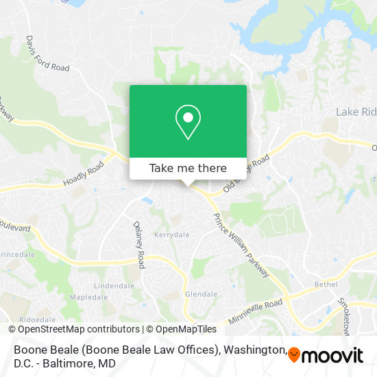 Mapa de Boone Beale (Boone Beale Law Offices)