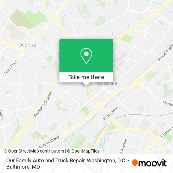 Mapa de Our Family Auto and Truck Repair