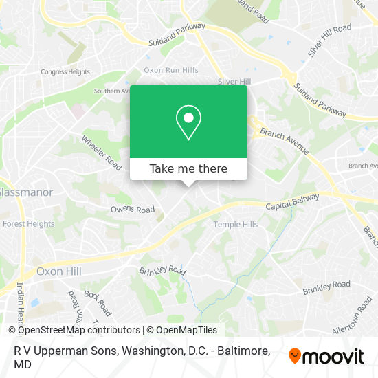 R V Upperman Sons map