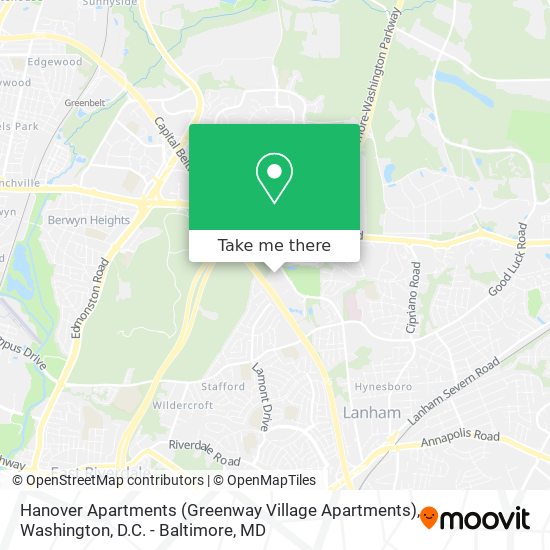 Hanover Apartments (Greenway Village Apartments) map