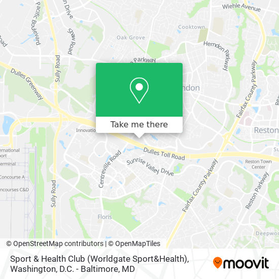 Mapa de Sport & Health Club (Worldgate Sport&Health)