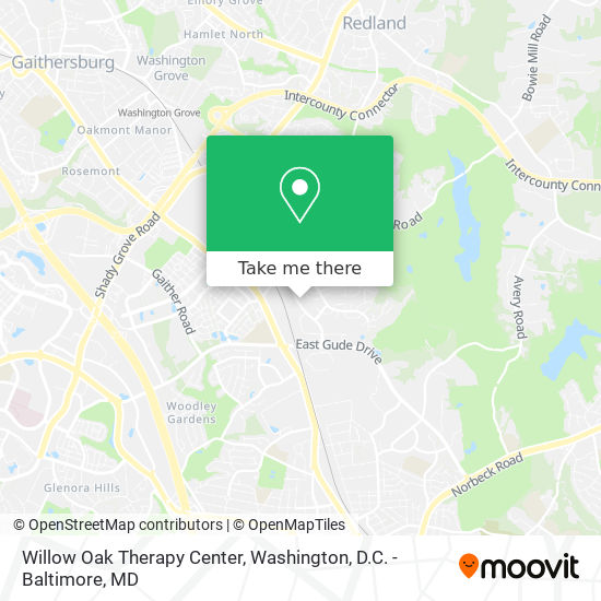 Mapa de Willow Oak Therapy Center