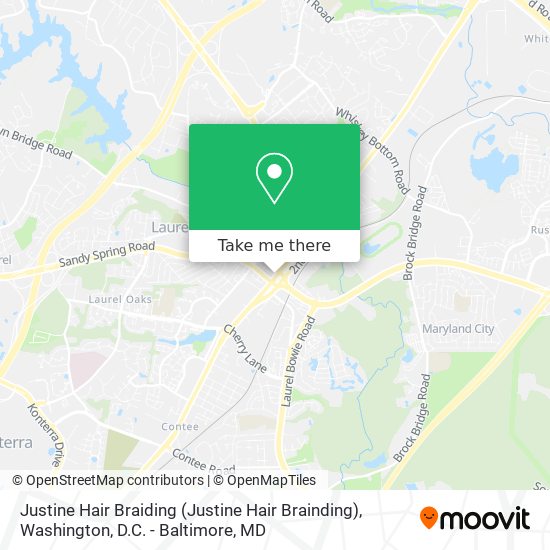 Justine Hair Braiding (Justine Hair Brainding) map
