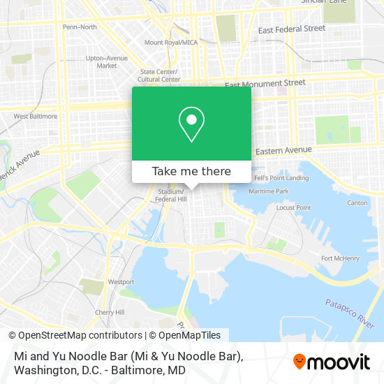 Mi and Yu Noodle Bar map