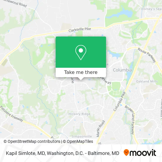 Kapil Simlote, MD map