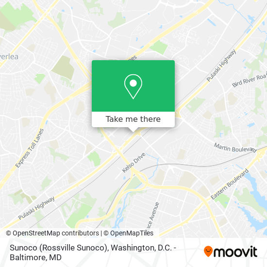 Mapa de Sunoco (Rossville Sunoco)