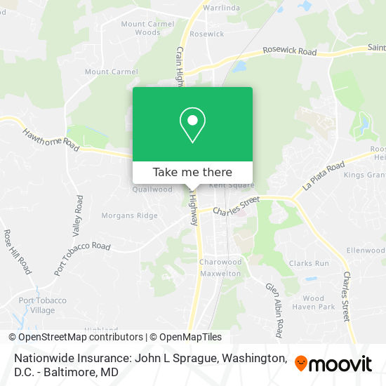 Nationwide Insurance: John L Sprague map
