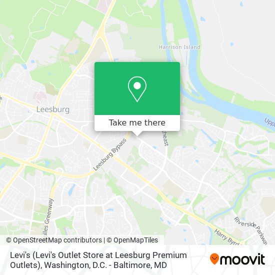 Levi's (Levi's Outlet Store at Leesburg Premium Outlets) map