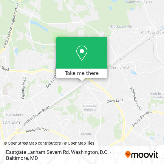 Eastgate Lanham Severn Rd map