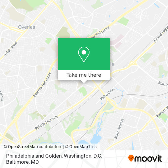 Mapa de Philadelphia and Golden