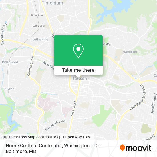 Mapa de Home Crafters Contractor