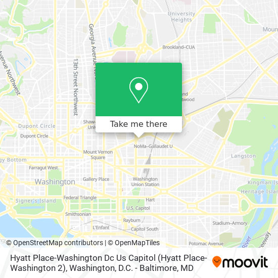 Mapa de Hyatt Place-Washington Dc Us Capitol (Hyatt Place-Washington 2)