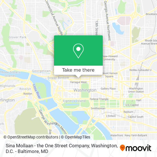 Mapa de Sina Mollaan - the One Street Company