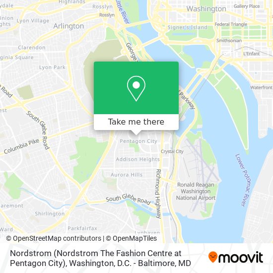 Mapa de Nordstrom (Nordstrom The Fashion Centre at Pentagon City)