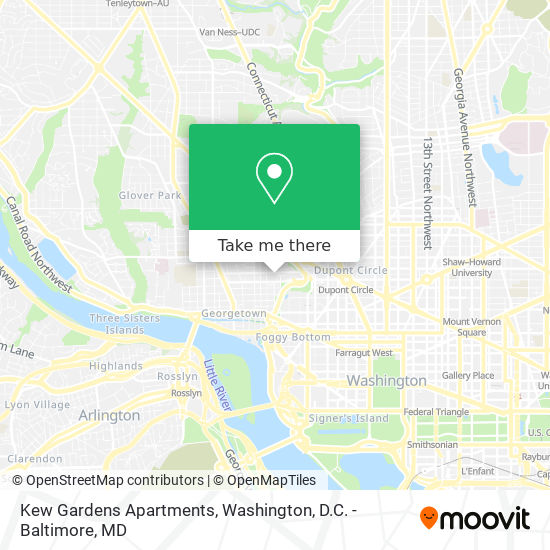 Kew Gardens Apartments map