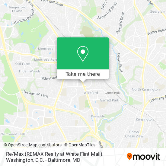 Re / Max (REMAX Realty at White Flint Mall) map