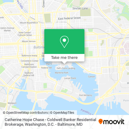 Catherine Hope Chase - Coldwell Banker Residential Brokerage map