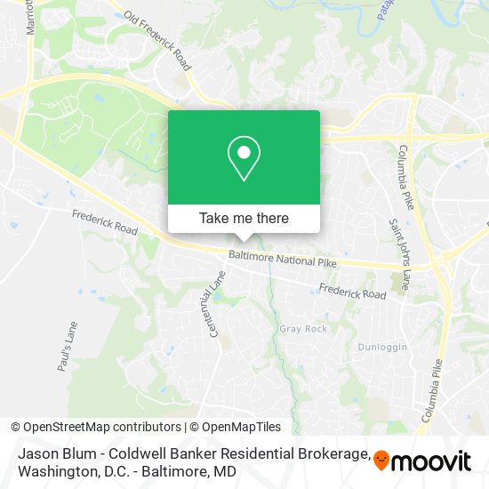 Jason Blum - Coldwell Banker Residential Brokerage map