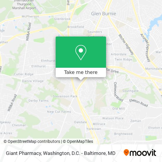 Mapa de Giant Pharmacy