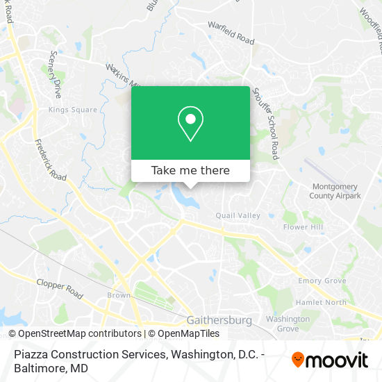 Piazza Construction Services map