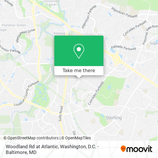 Mapa de Woodland Rd at Atlantic