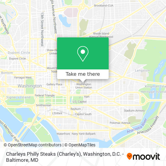 Charleys Philly Steaks (Charley's) map