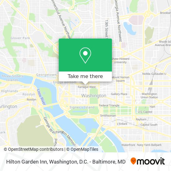 Hilton Garden Inn map
