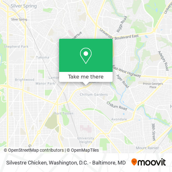 Silvestre Chicken map