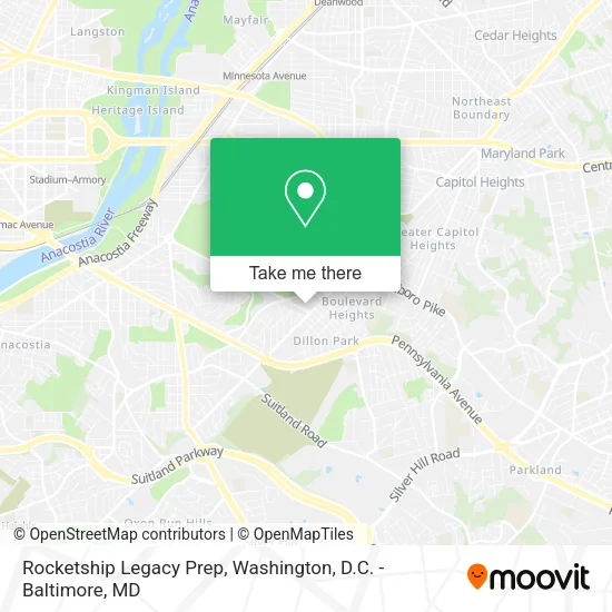 Rocketship Legacy Prep map