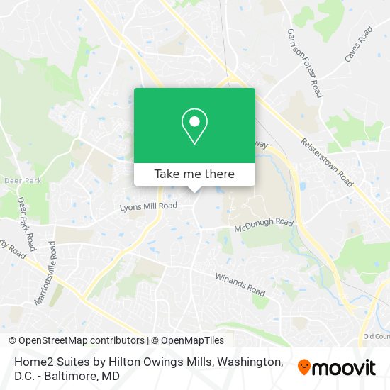 Home2 Suites by Hilton Owings Mills map