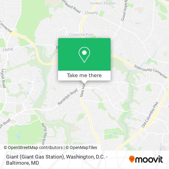 Mapa de Giant (Giant Gas Station)