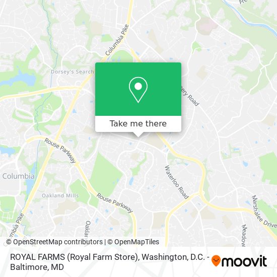 Mapa de ROYAL FARMS (Royal Farm Store)