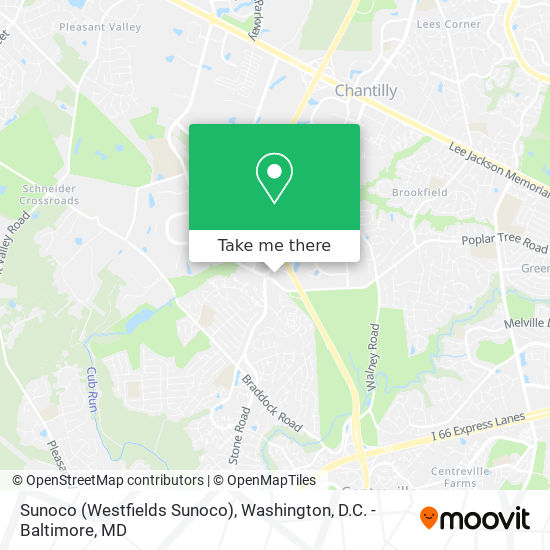 Sunoco (Westfields Sunoco) map