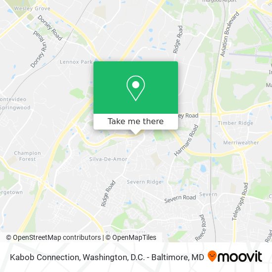 Kabob Connection map