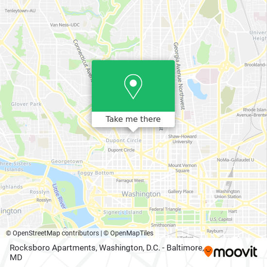 Mapa de Rocksboro Apartments