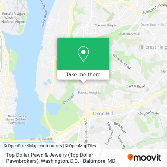 Mapa de Top Dollar Pawn & Jewelry (Top Dollar Pawnbrokers)