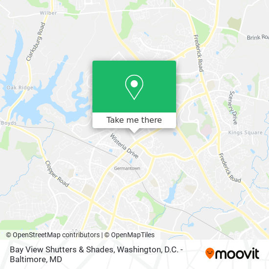 Bay View Shutters & Shades map
