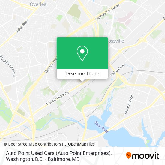 Auto Point Used Cars (Auto Point Enterprises) map