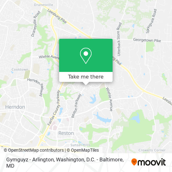 Gymguyz - Arlington map