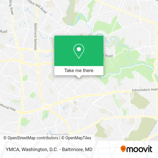 YMCA map