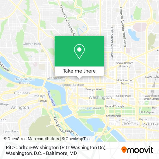 Ritz-Carlton-Washington (Ritz Washington Dc) map