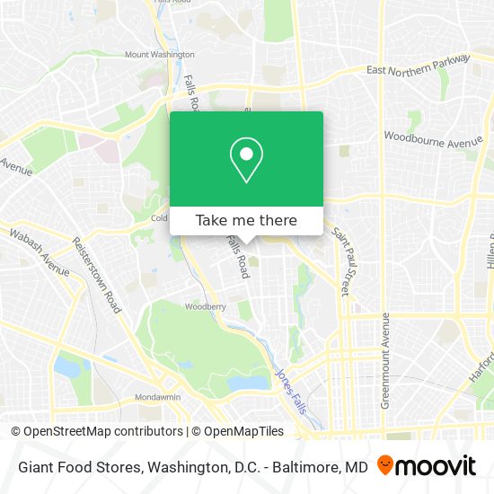 Mapa de Giant Food Stores