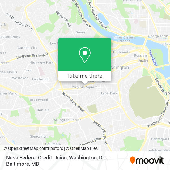 Nasa Federal Credit Union map