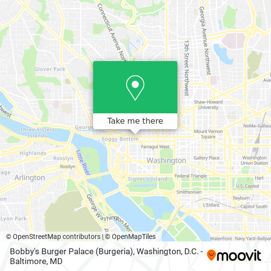 Mapa de Bobby's Burger Palace (Burgeria)