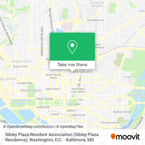 Sibley Plaza Resident Association (Sibley Plaza Residence) map