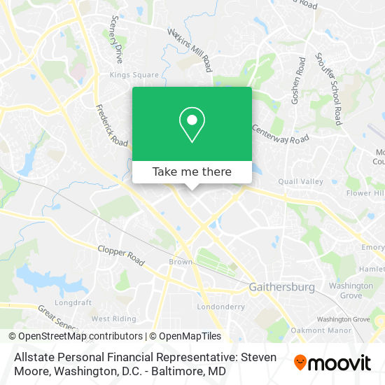 Allstate Personal Financial Representative: Steven Moore map