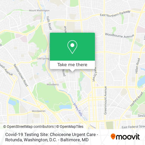 Mapa de Covid-19 Testing Site: Choiceone Urgent Care - Rotunda