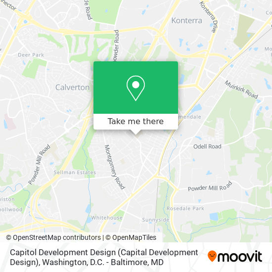 Mapa de Capitol Development Design (Capital Development Design)